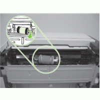Замена ролика захвата бумаги в лазерном принтере/ МФУ