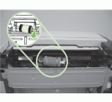 Замена ролика захвата бумаги в лазерном принтере, МФУ
